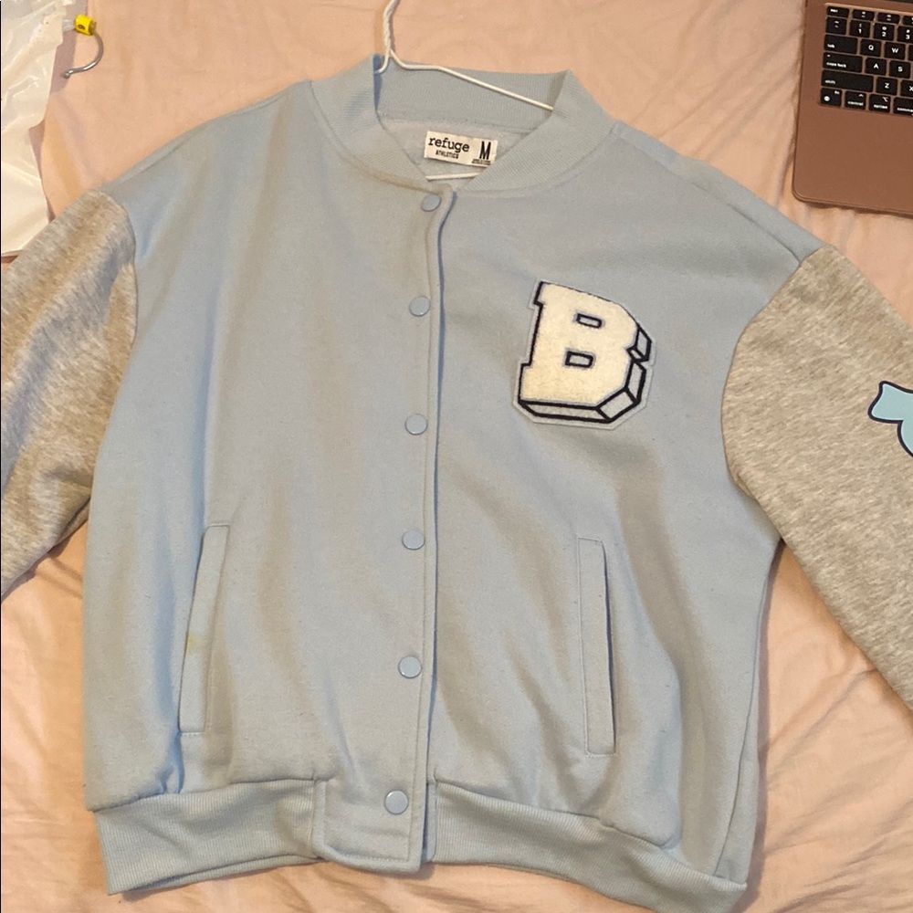 Refuge Light Blue Athletic Jacket